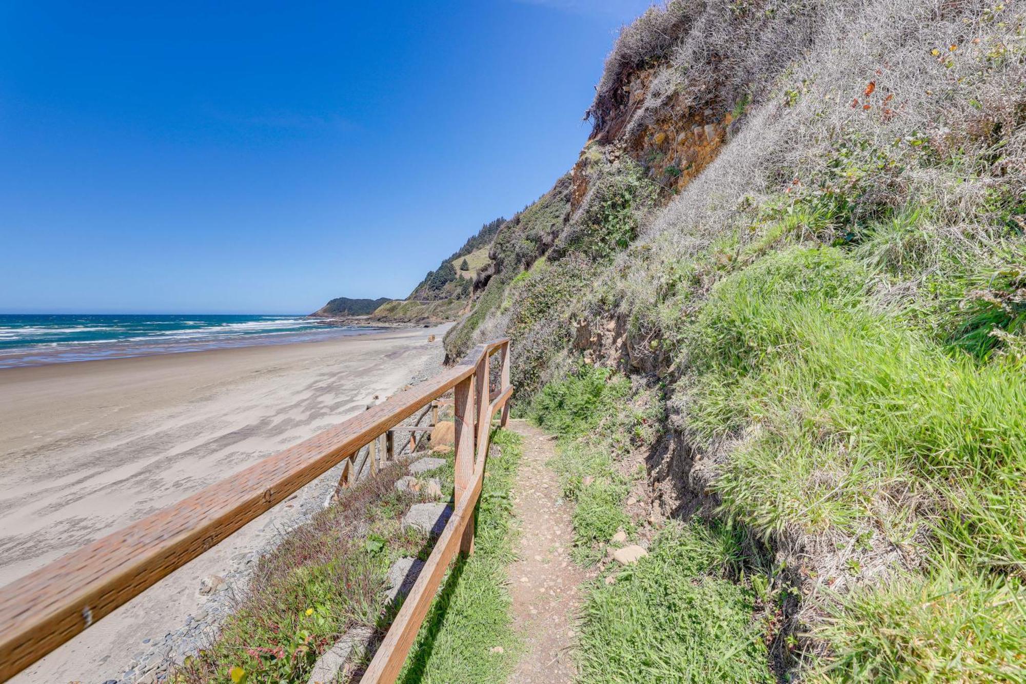 Epic Yachats Escape Oregon Coastline Beach, Views Exteriör bild